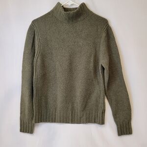 Point Sur Mockneck Cozy Olive Green Super Soft Sweater